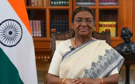 राष्ट्रपति द्रौपदी मुर्मू शाम 7 बजे देश को करेंगी संबोधित