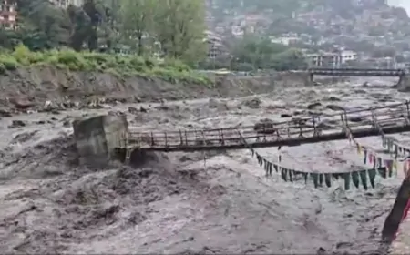 कुल्लू में बादल फटने से भारी नुकसान, हिमाचल की लगघाटी में फटा बादल