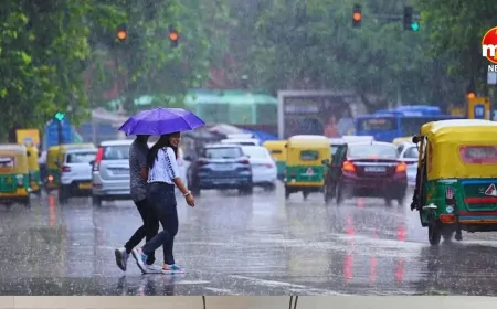 दिल्ली-NCR में फिर शुरू हुई झमाझम बारिश, ऑरेंज अलर्ट जारी
