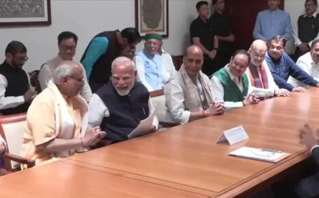 उपराष्ट्रपति पद के NDA उम्मीदवार सीपी राधाकृष्णन ने किया नामांकन