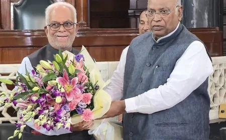 उपराष्ट्रपति चुनाव: नामांकन का आज आखिरी दिन, विपक्षी के उम्मीदवार बी. सुदर्शन रेड्डी आज करेंगे नामांकन