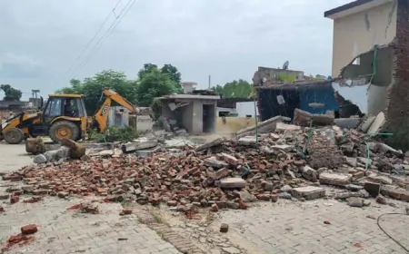 नशे के खिलाफ पंजाब सरकार की कार्रवाई, झोरड़ गांव में नशा तस्करों की संपत्ति ध्वस्त