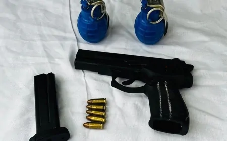 अमृतसर में आतंकी साजिश नाकाम, हैंड ग्रेनेड और हथियारों समेत आरोपी गिरफ्तार