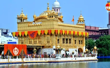 श्री गुरु ग्रंथ साहिब जी के पहले प्रकाश पर्व पर गुरुद्वारा श्री रामसर साहिब से निकला नगर कीर्तन