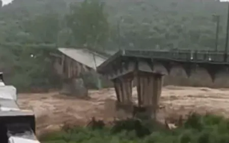 भारी बारिश के कारण चक्की दरिया में तेज बहाव, पुराना पुल बहा...नया पुल भी किया गया बंद 