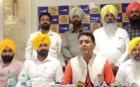 AAP मंत्रियों और विधायकों ने राशन सूची से नाम काटने के खिलाफ सभी जिलों में की प्रेस कॉन्फ्रेंस