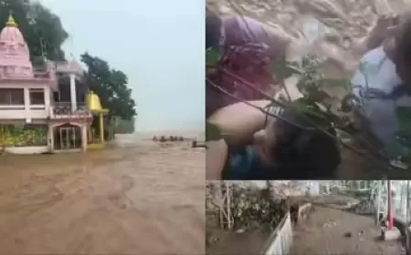 जम्मू-कश्मीर में बाढ़-बारिश से भारी तबाही, स्कूल बंद, कांस्टेबल भर्ती प्रक्रिया स्थगित