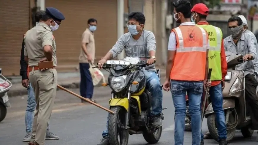 चेकिंग के दौरान पुलिस टीम पर हमला, बाइक सवार अपराधियों ने किया हमला