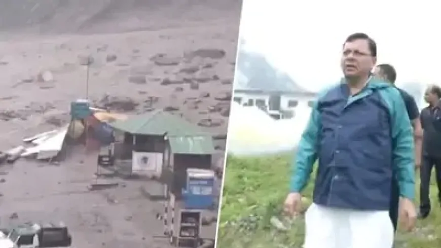 CM धामी ने धराली आपदा के बाद हालात का लिया जायजा