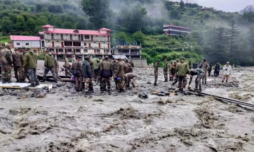 धराली में आज भी जारी है रेस्क्यू ऑपरेशन, अब तक 600 से ज्यादा लोगों का रेस्क्यू किया गया