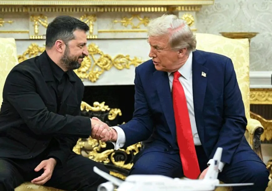 व्हाइट हाउस में हुई ट्रंप-जेलेंस्की की बैठक, ट्रंप ने फिर किया भारत-पाक युद्ध रोकने का दावा