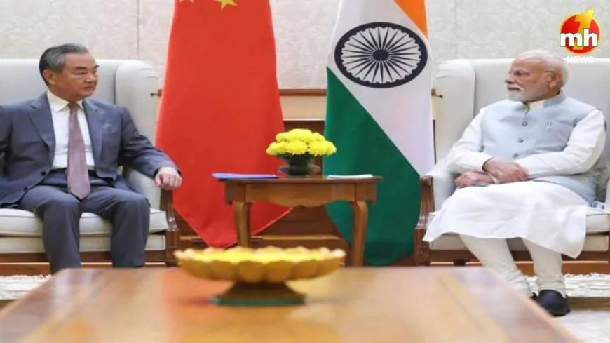 PM मोदी और चीनी विदेश मंत्री वांग यी की मुलाकात, द्विपक्षीय संबंधों को मजबूत करने पर चर्चा