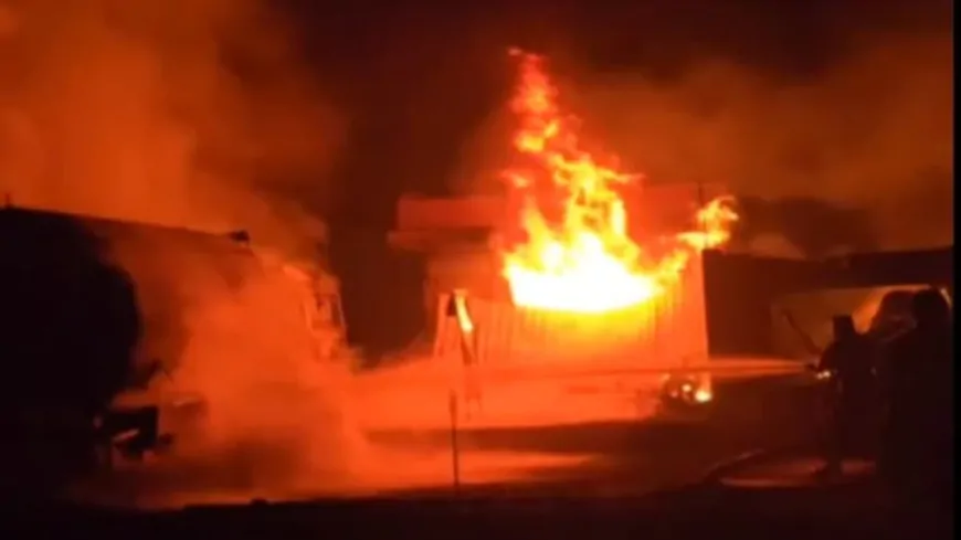 होशियारपुर में पिकअप वाहन से टक्कर के बाद गैस टैंकर में ब्लास्ट, हादसे में 2 की मौत