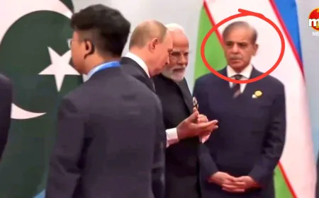 SCO Summit : प्रधानमंत्री नरेंद्र मोदी ने 'पाक' PM शहबाज को किया इग्नोर 