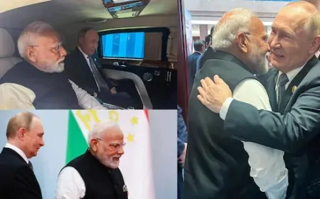 PM मोदी और पुतिन के बीच हुई बैठक, मुलाकात के बाद क्या बोले राष्ट्रपति पुतिन