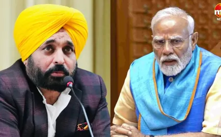 प्रधानमंत्री नरेंद्र मोदी ने पंजाब के मुख्यमंत्री भगवंत सिंह मान से फ़ोन पर की बात 