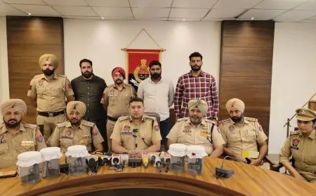 श्री मुक्तसर साहिब से लॉरेंस गैंग के 2 सदस्य गिरफ्तार, DGP गौरव यादव ने दी जानकारी