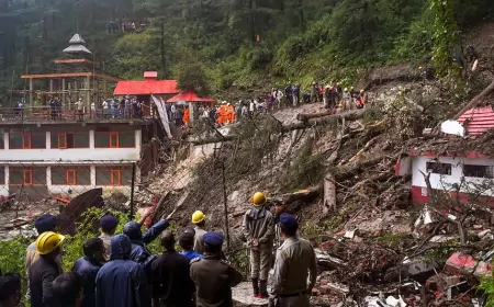 हिमाचल में भारी बारिश के बाद लैंडस्लाइड, ऊना में लैंडस्लाइड से भय का माहौल