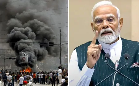 नेपाल के हालातों को लेकर PM मोदी ने की बैठक, PM ने नेपाल के लोगों से शांति की अपील की