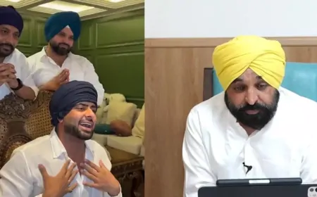 CM भगवंत मान ने की मनकीरत औलख और प्रीतपाल सिंह हंसपाल से बातचीत