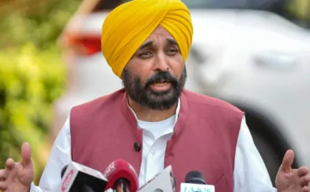 CM भगवंत सिंह मान ने किसानों को 20 हजार रूपये प्रति एकड़ मुआवजा देने का किया एलान 