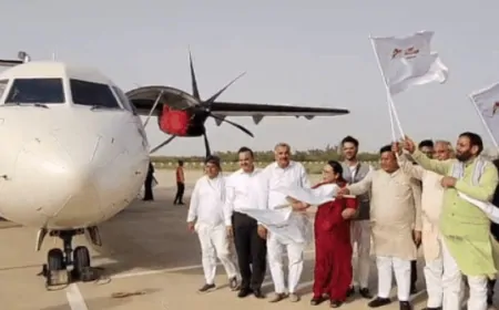 हिसार से जयपुर के लिए सीधी उड़ान शुरू, करीब 2300 रुपये होगा किराया
