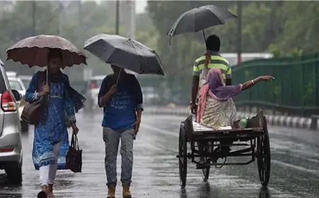 मानसून के दौरान हुई भारी बारिश, IMD ने दो दिनों तक बारिश का जारी किया अलर्ट