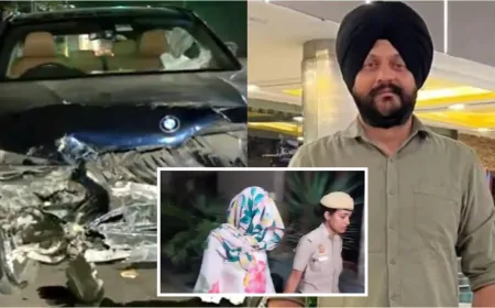 दिल्ली में BMW की 'मौत' वाली टक्कर, दो दिन की न्यायिक हिरासत में महिला ड्राइवर