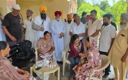 पंजाब सरकार ने बाढ़ प्रभावित इलाकों में लगाया हेल्थ कैंप, पहले दिन आए 51 हज़ार लोग 