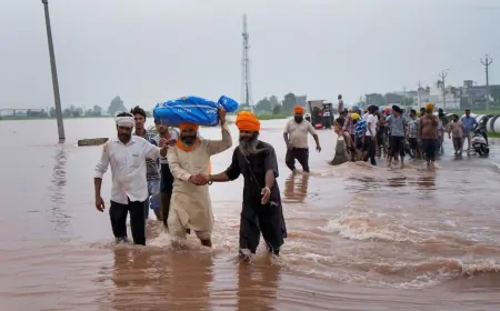 केंद्र सरकार ने पंजाब बाढ़ को ‘बेहद गंभीर आपदा’ किया घोषित