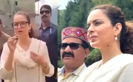 आपदा पीड़ितों से बात करते हुए भड़क गई कंगना रनौत, 'मेरे रेस्टोरेंट में कल 50 रुपये का बिजनेस हुआ'