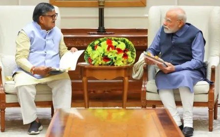 पंजाब के राज्यपाल ने की PM मोदी से मुलाकात, पंजाब के मौजूदा हालातों पर की चर्चा