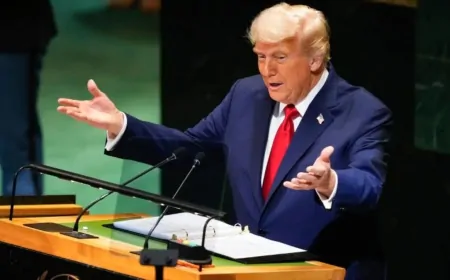 UNGA में अमेरिकी राष्ट्रपति डोनाल्ड ट्रंप का बयान, मैंने दुनिया में जारी 7 जंग रुकवाईं