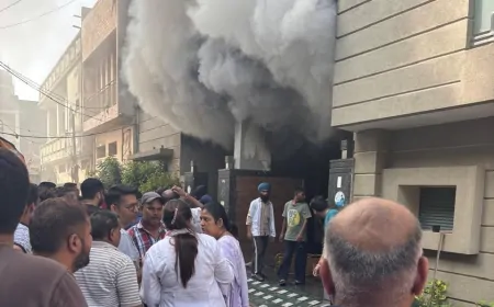 दो घरों में अचानक लगी भीषण आग, दम घुटने से दादी-पोते की हुई मौत 