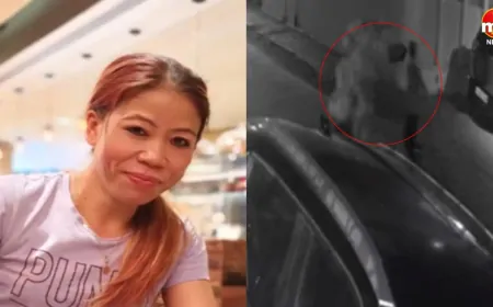 वर्ल्ड चैंपियन मैरी कॉम के घर पर चोरी, CCTV में भागते दिखे 6 युवक