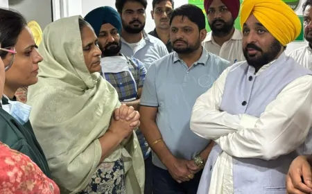 CM भगवंत सिंह मान पहुंचे फोर्टिस अस्पताल, सिंगर राजवीर जवांदा का जाना हाल