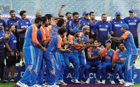 पाकिस्तान की हुई इंटरनेशनल बेइज्जती, टीम इंडिया ने बिना ट्रॉफी के सेलिब्रेट की एशिया कप की जीत