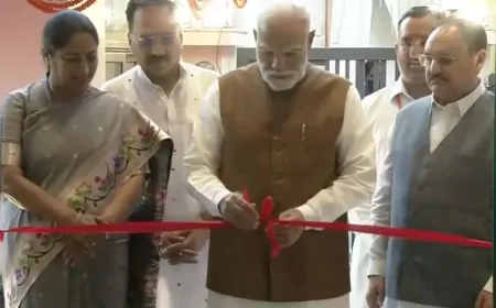PM मोदी ने दिल्ली बीजेपी के नए दफ्तर का किया उद्घाटन