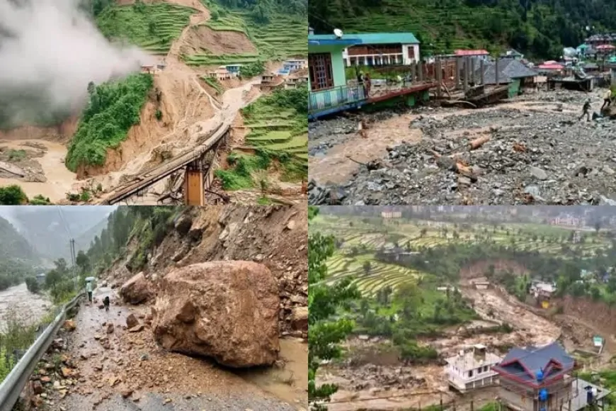 हिमाचल में बादल फटने से HRTC की कई बसें बही, 6 से 7 लोग लापता