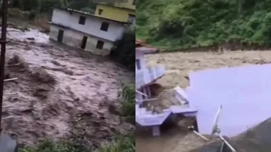 उत्तराखंड के चमोली में फटा बादल, अचानक आई आपदा में कई लोग लापता