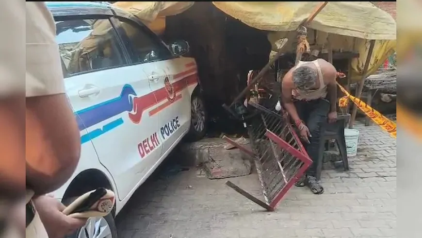 दिल्ली पुलिस की PCR वैन ने युवक को मारी टक्कर, हादसे में युवक की मौके पर मौत