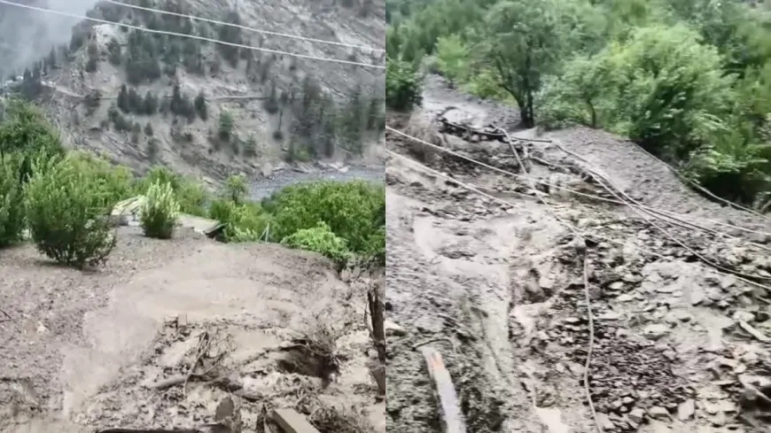 किन्नौर में बादल फटने से मची तबाही, खेतों-बगीचों में भरा पानी, राहत और बचाव कार्यों में जुटी प्रशासन की टीमें