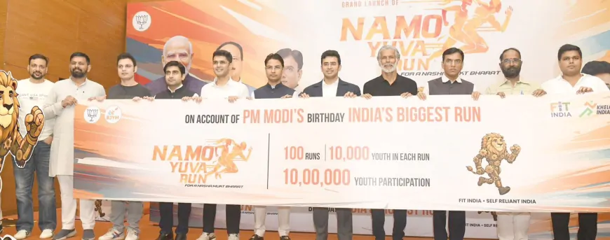 BJYM की ओर से देशभर में 'नमो युवा रन' का आयोजन