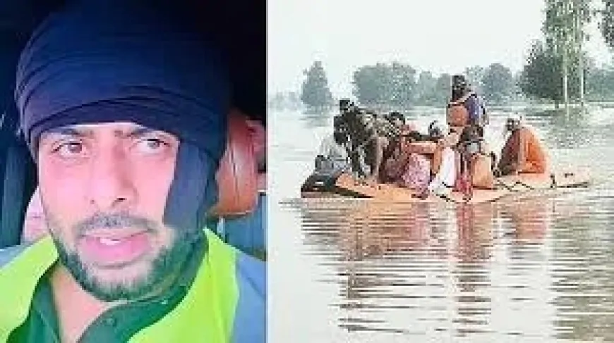 बाढ़ पीड़ितों की मदद में जुटे सिंगर मनकीरत औलख, पूरे पंजाब में 200 ट्रैक्टर दूंगा- मनकीरत औलख