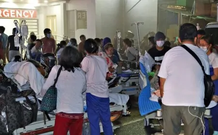 6.9 तीव्रता के भूकंप से कांपी फिलीपींस की धरती, लगभग 60 लोगों की मौत