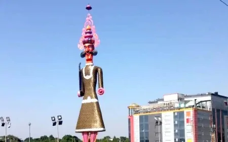 पंचकूला के शालीमार ग्राउंड में दशहरा पर्व की तैयारियां पूरी, DCP सृष्टि गुप्ता ने सुरक्षा व्यवस्था का लिया जायजा