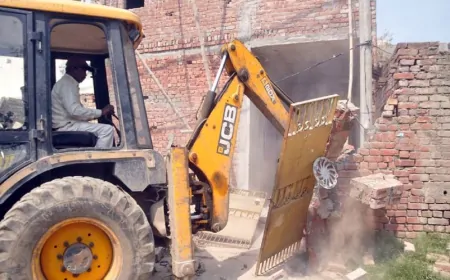 पंजाब में ’युद्ध-नशे के विरुद्ध’ अभियान जारी, अवैध निर्माणों पर चलाया गया बुलडोजर