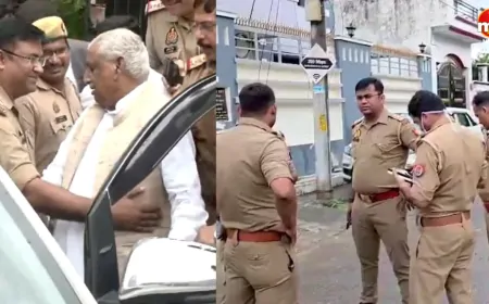 बरेली में 'सपा' की नो एंट्री ! नेता प्रतिपक्ष माता प्रसाद पांडेय को किया गया हाउस अरेस्ट