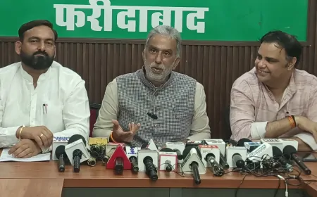 केंद्रीय राज्य मंत्री कृष्णपाल गुर्जर की लोगों से खास अपील, बोले- देश में बने उत्पादों को दें प्राथमिकता