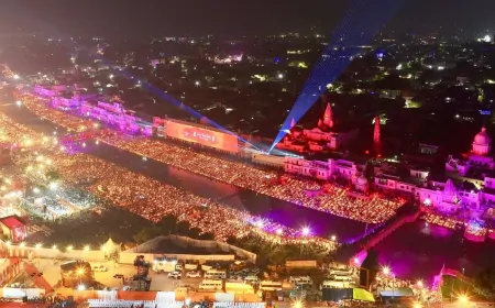 दीवाली से पहले सजाई गई रामनगरी अयोध्या, दीपोत्सव में 30 लाख से ज्यादा दीपों से रोशन होंगे घाट